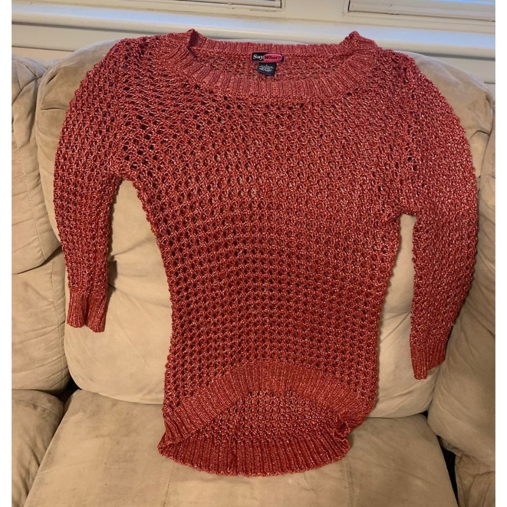 Red Sparkley Sweater